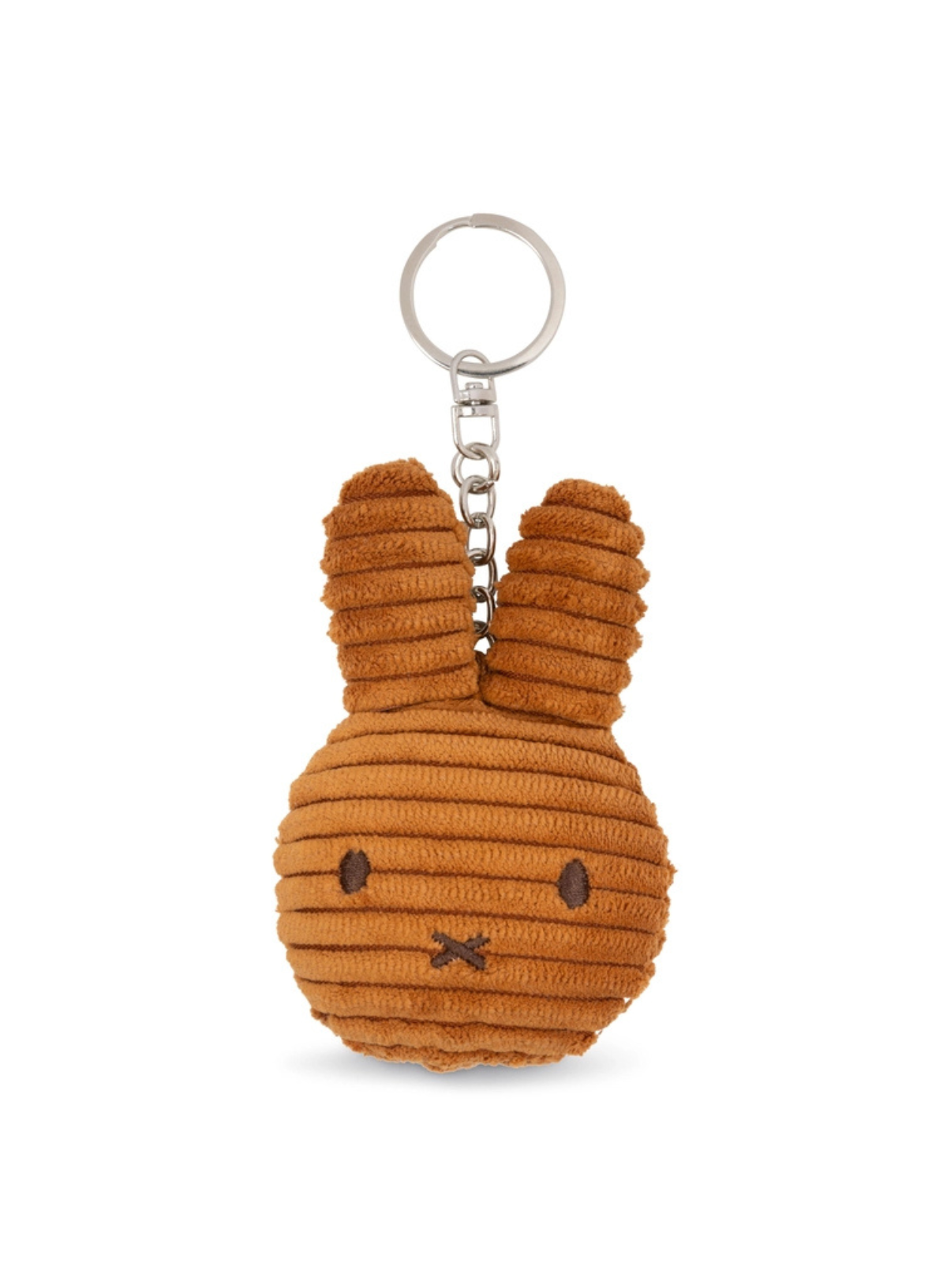 Miffy Flat Corduroy Keyring in Cinnamon
