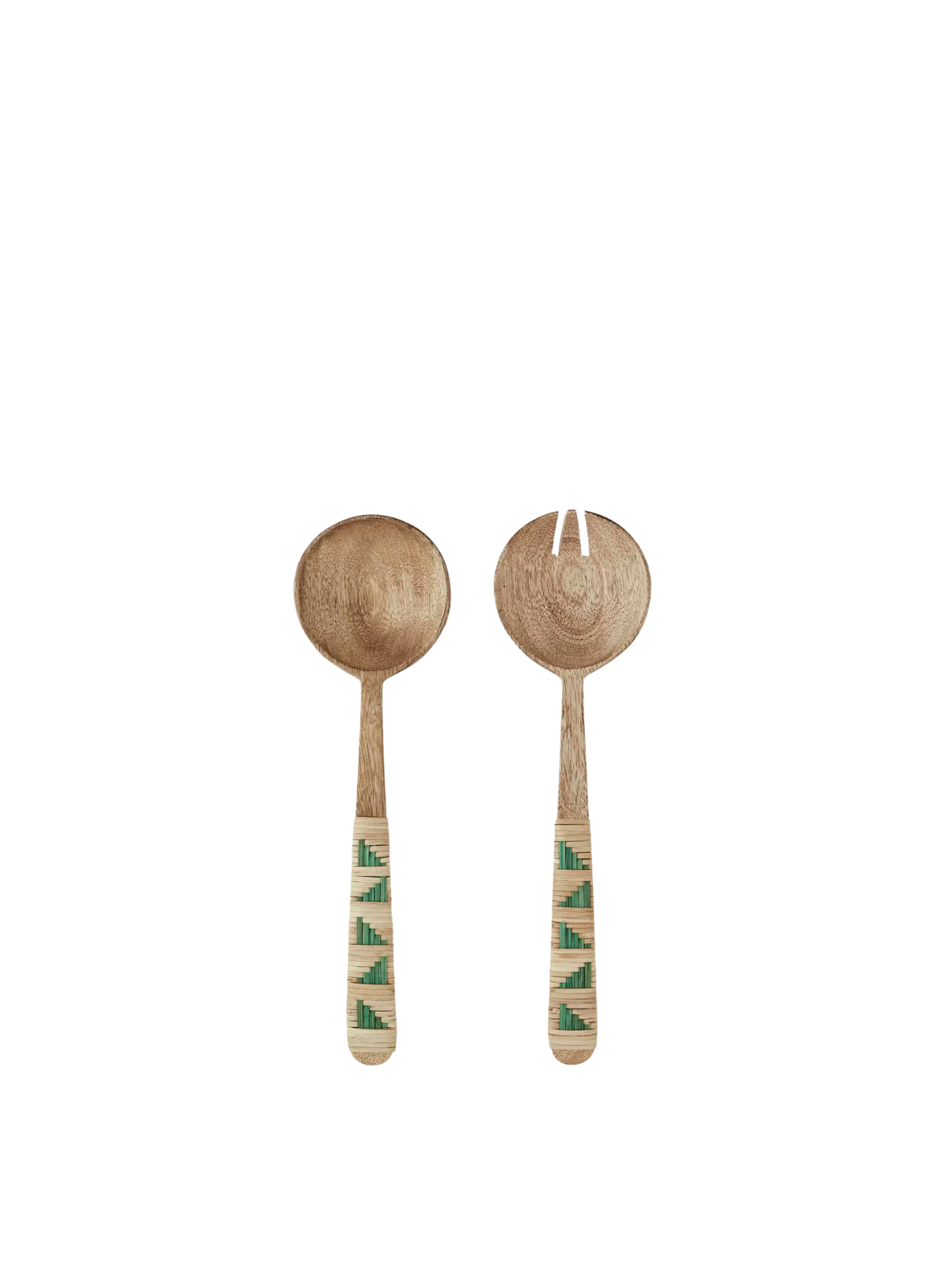 Natural/green Salad Servers from Madam Stoltz