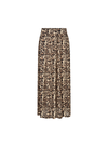 Edita Amber Skirt in Naturel Leopard from Kaffe