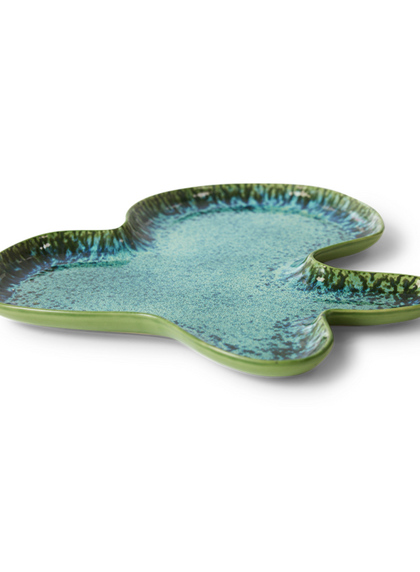 Shell Plate in Teal from HK Living