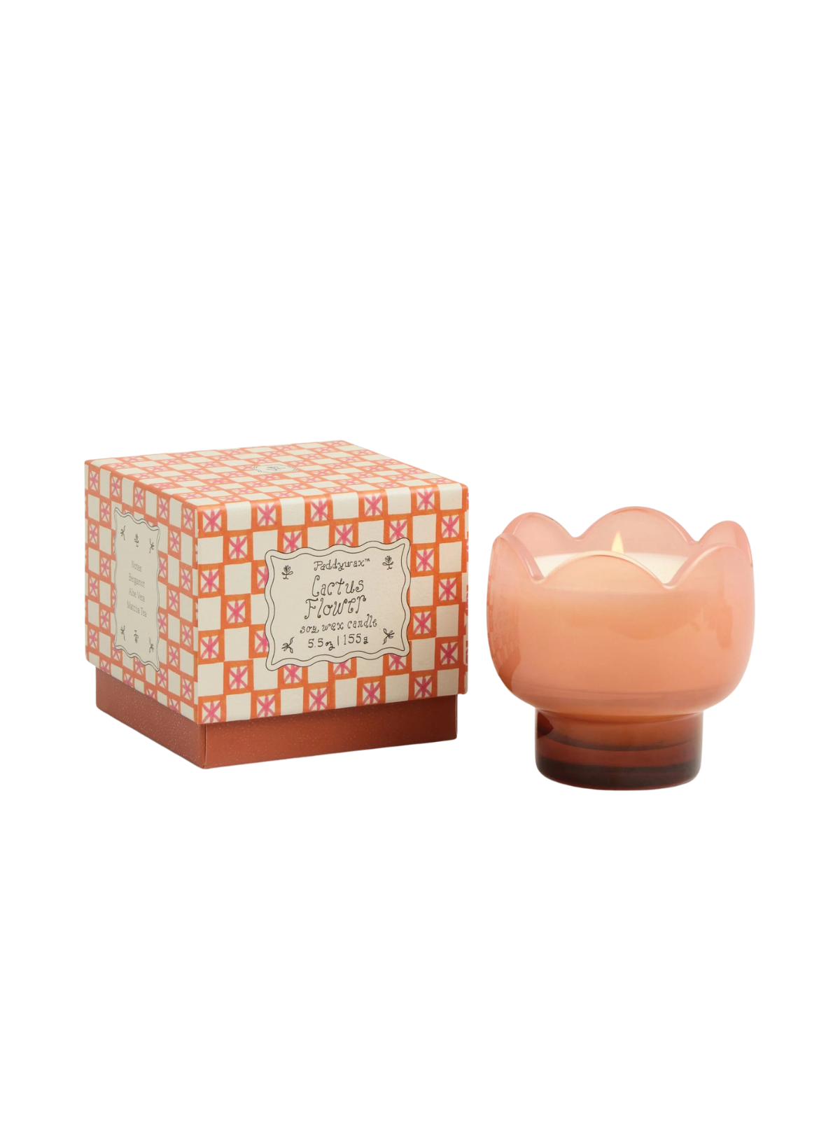 Paddywax Tulip 5.5oz Glass- Cactus Flower