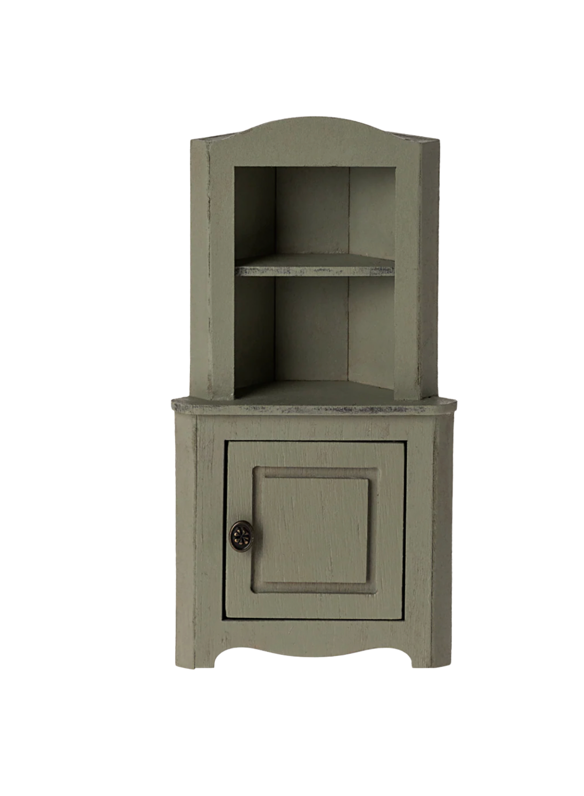 Maileg Corner Cabinet Mouse in Light Green