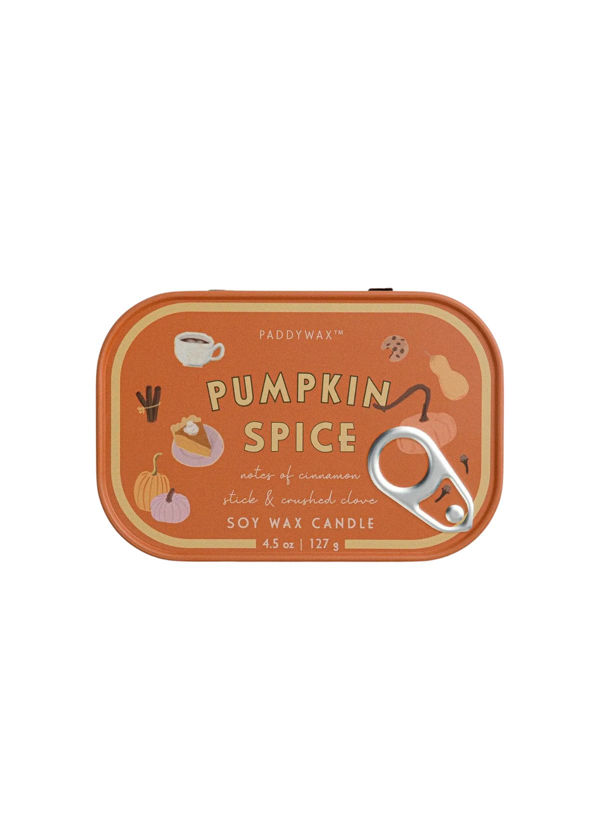 Bistro 4.5oz Printed Tin Candle - Pumpkin Spice from Paddywax