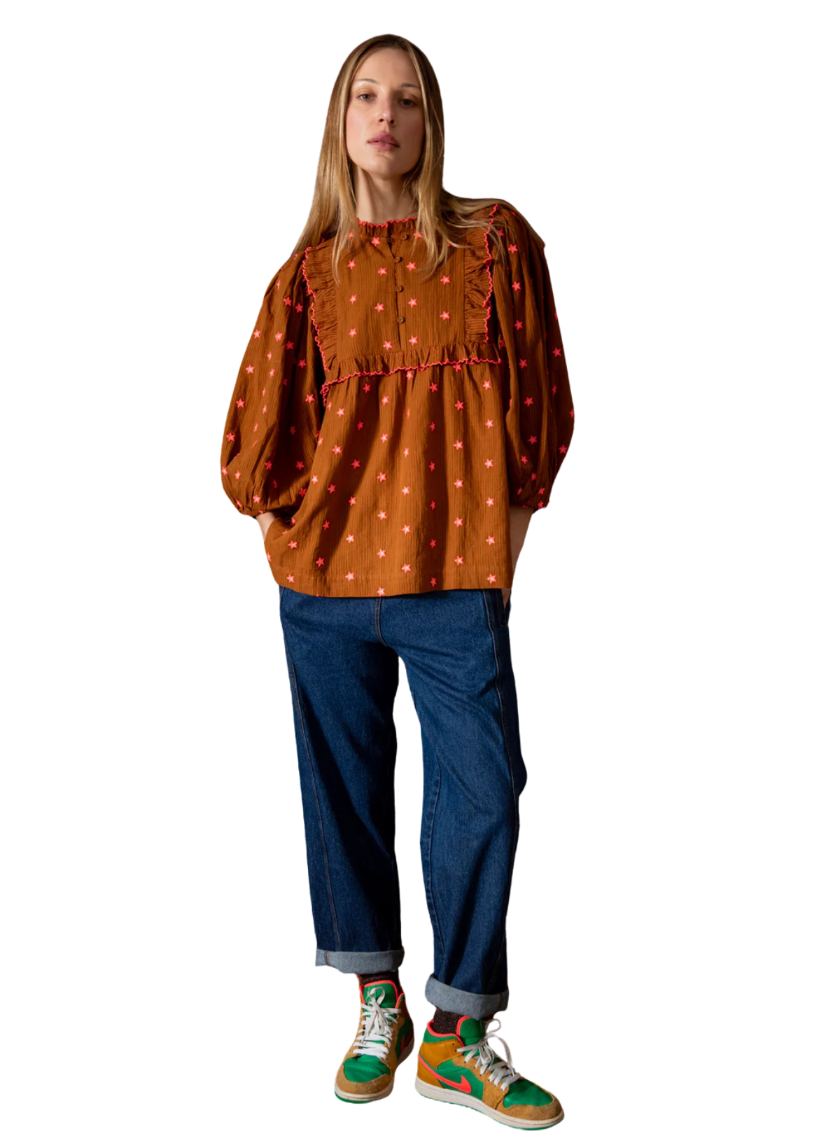 Nova Trousers in Dark Denim from Bonté