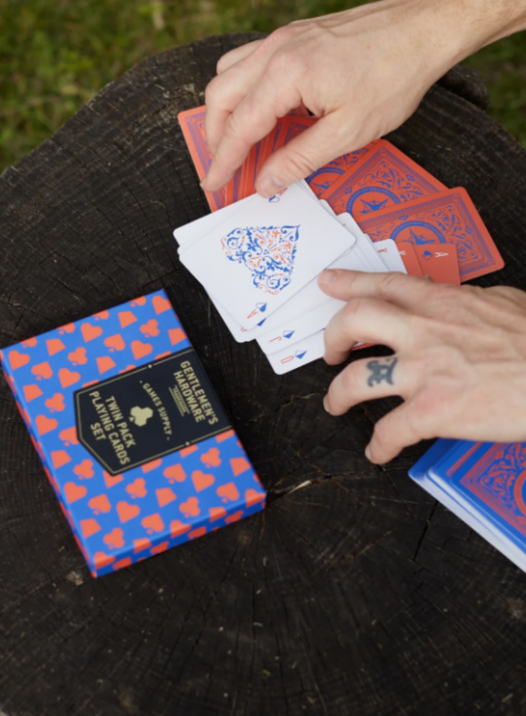 Twin Pack Playing Cards from Gentlemen's Hardware