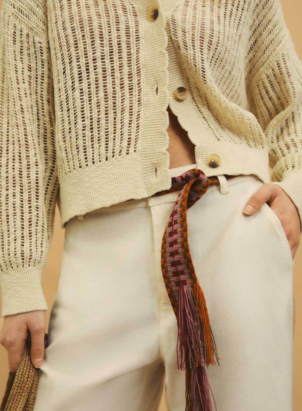 Cardi Noa in Ecru from Ese O Ese