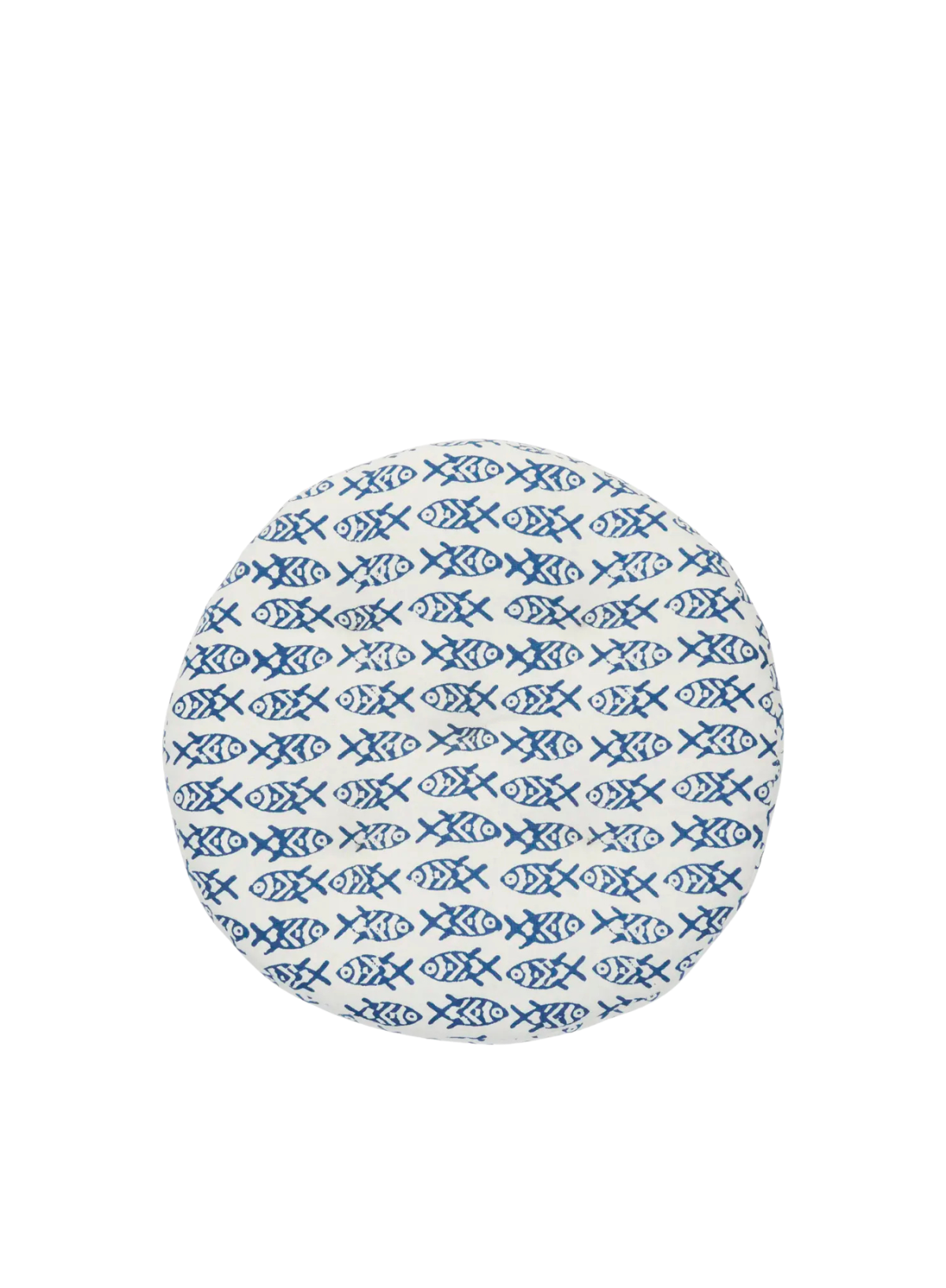 Sardines Round Cotton Chair Pad