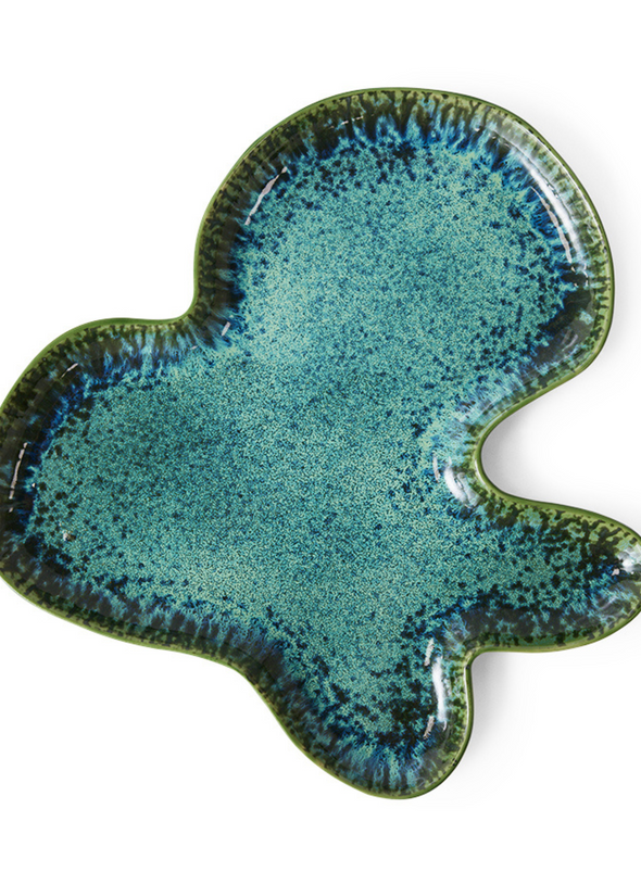 Shell Plate in Teal from HK Living