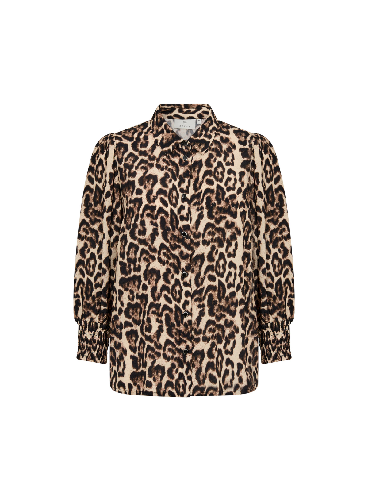 Pedra Shirt in Naturel Leopard from Kaffe