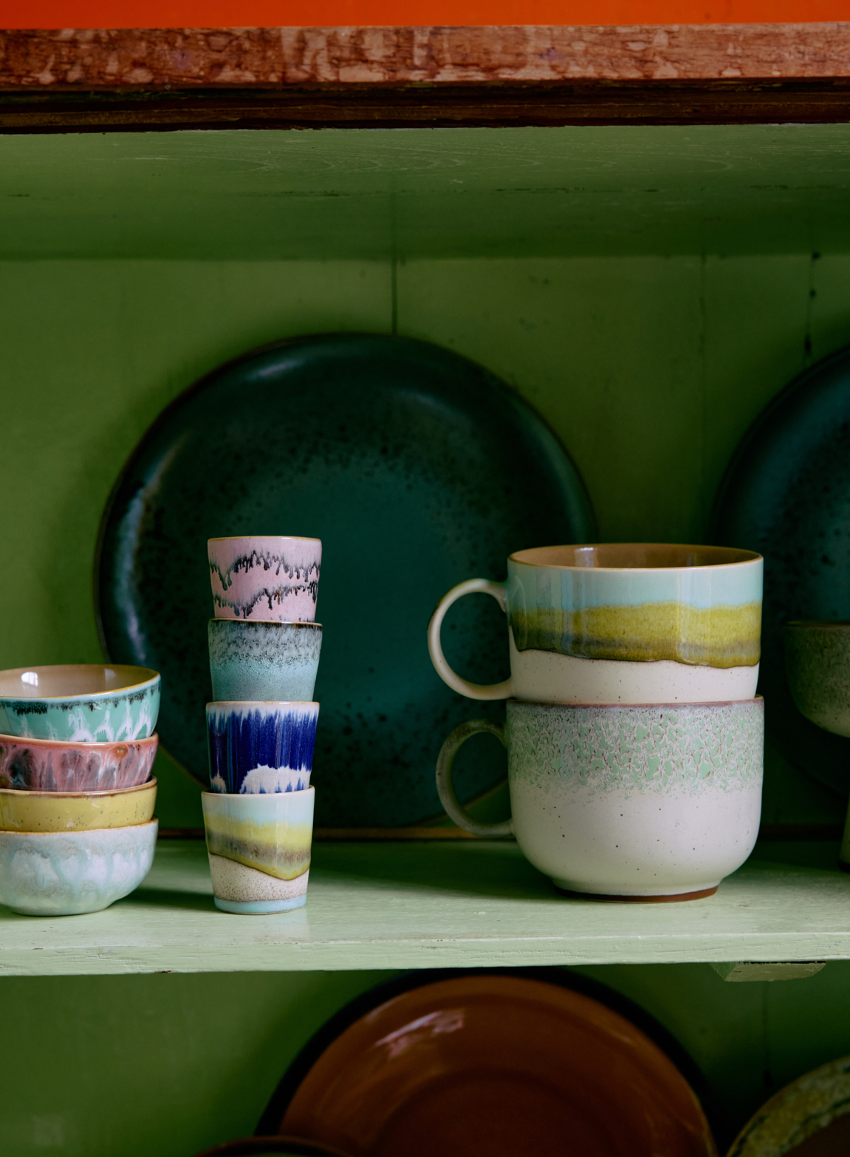 HK Living 70s Ceramics Egg Cup in Thicket