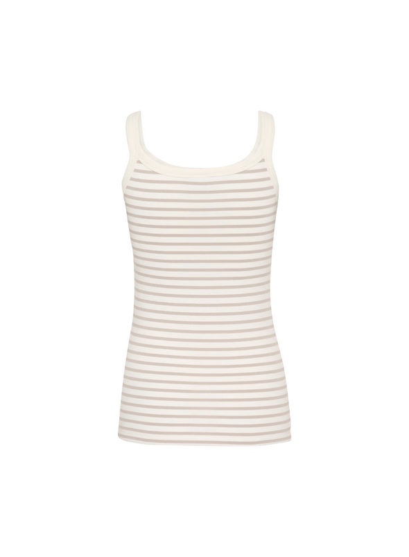 Liddy Tank Top in Feather Grey/Chalk from Kaffe