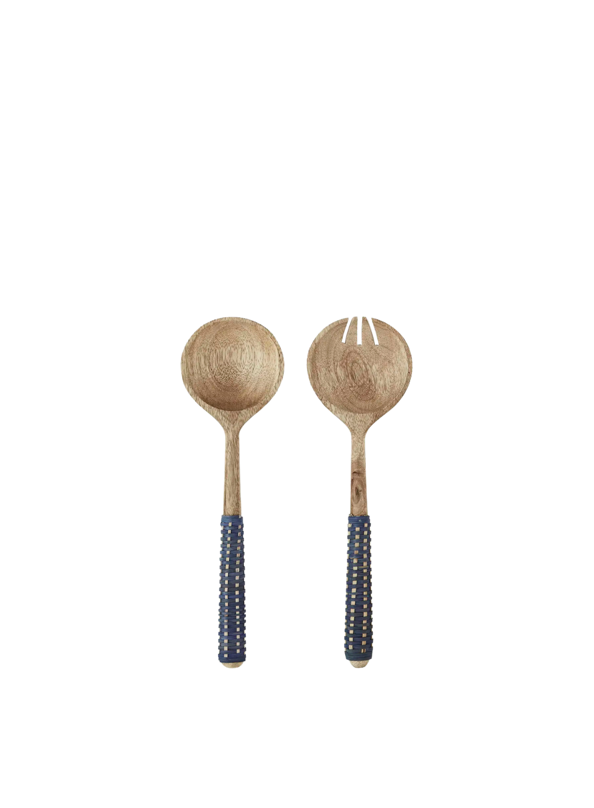 Blue Handled Salad Servers from Madam Stoltz