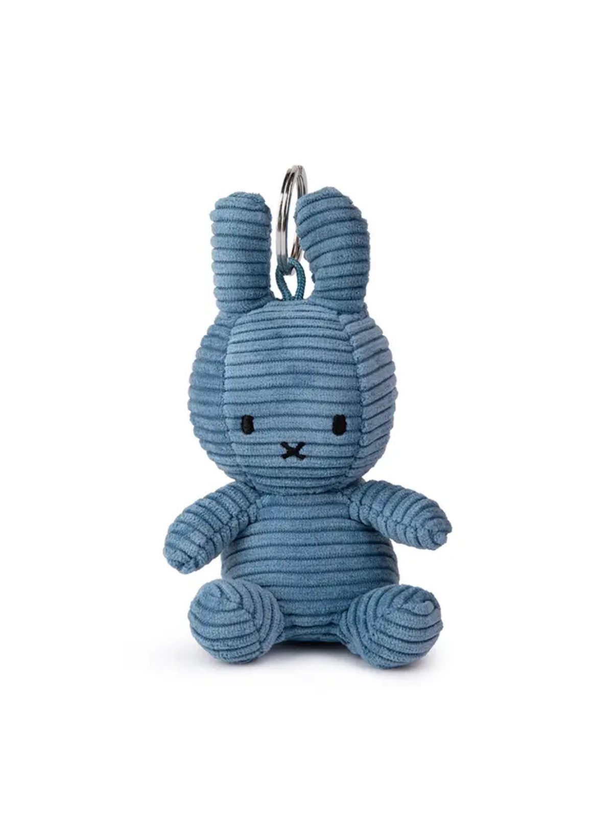 Miffy Corduroy Keyring in Aviator Blue