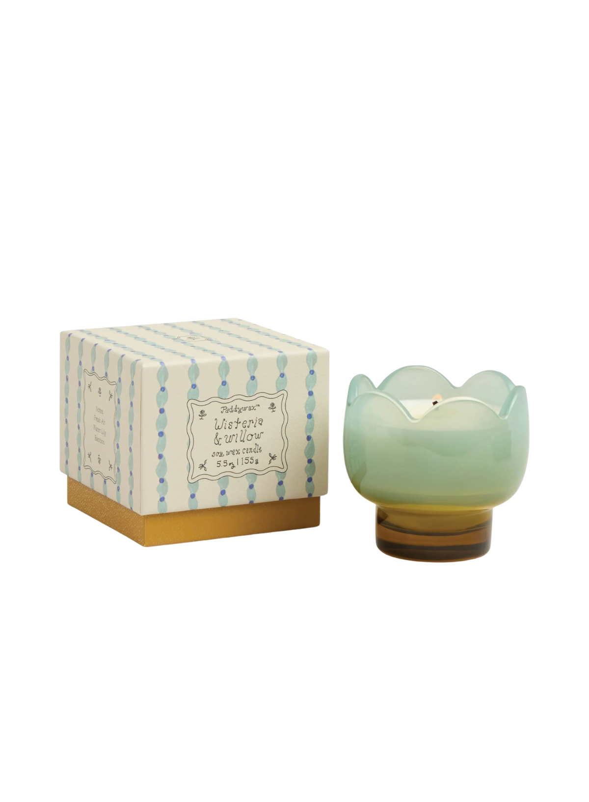 Paddywax Tulip 5.5oz Glass - Wisteria & Willow