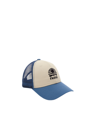 Trucker Cap Woven in Blue from Faguo
