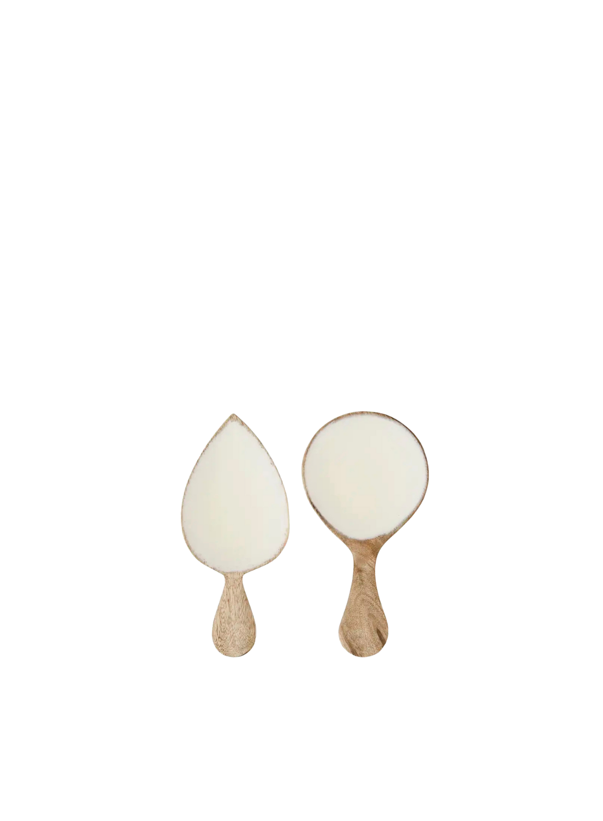 Off White Wooden Serving Set from Madam Stoltz