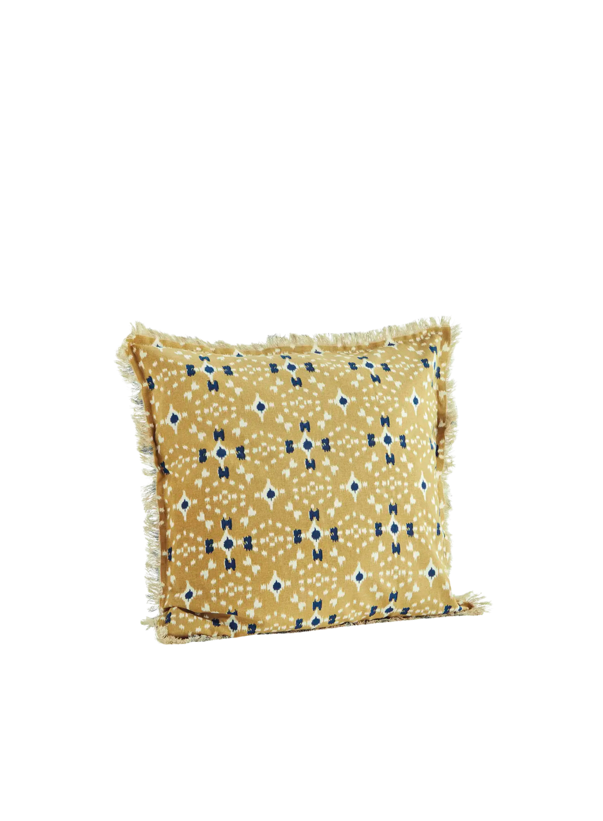Milly Printed Cushion With Fringes 50/50cm from Madam Stoltz