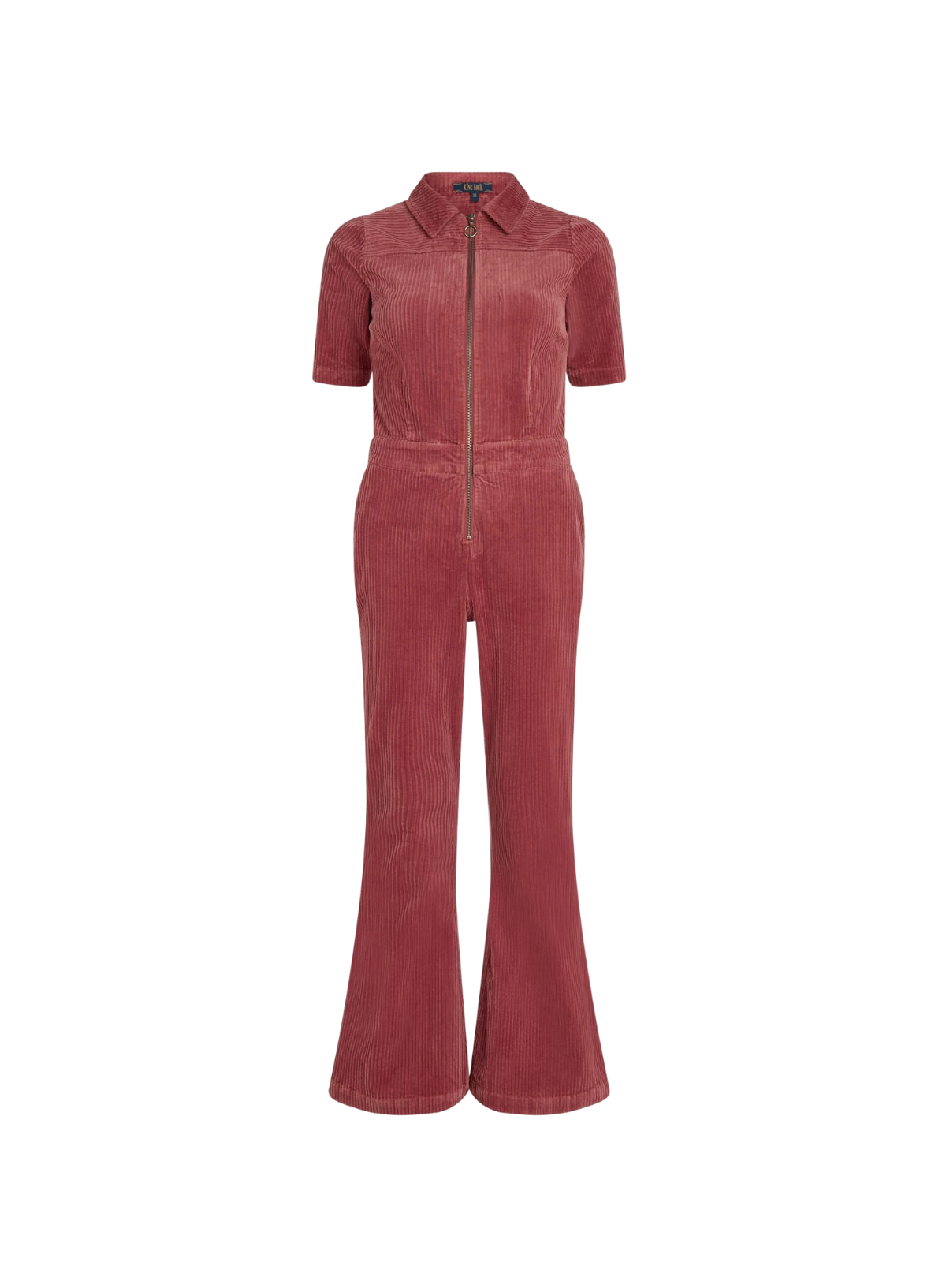 Garbo Flare Jumpsuit Corduroy in Desert Red from King Louie
