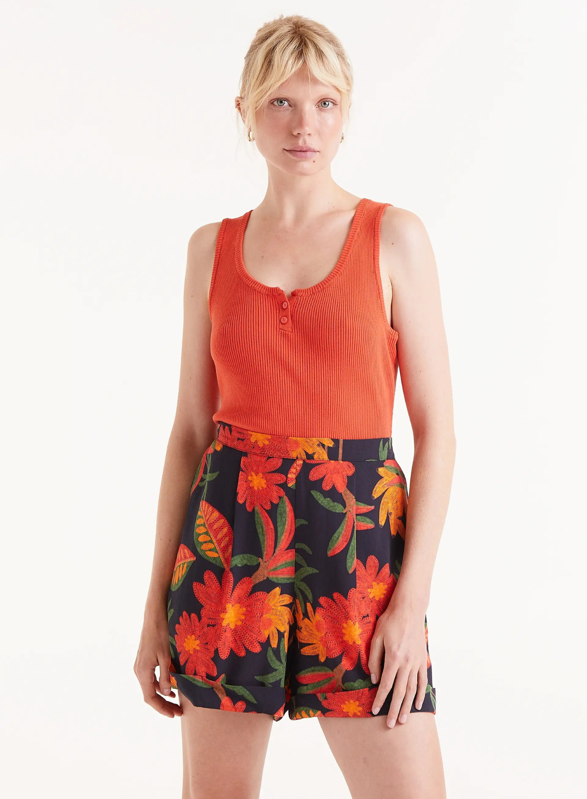 Vest Top in Orange from Compañia Fantastica