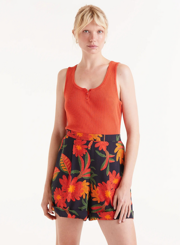 Vest Top in Orange from Compañia Fantastica