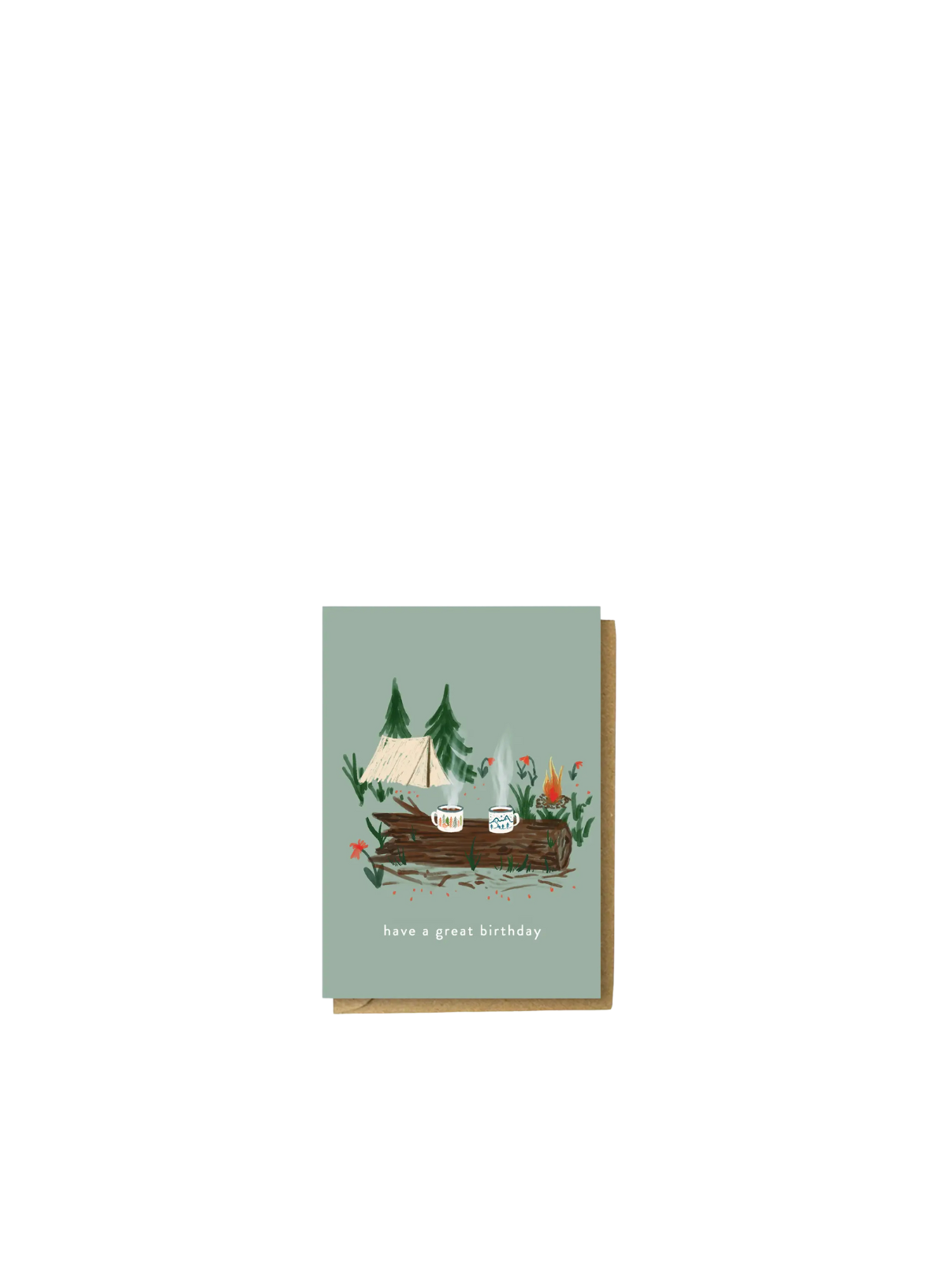 Happy Birthday Campers Card from Charis Raine Illustration