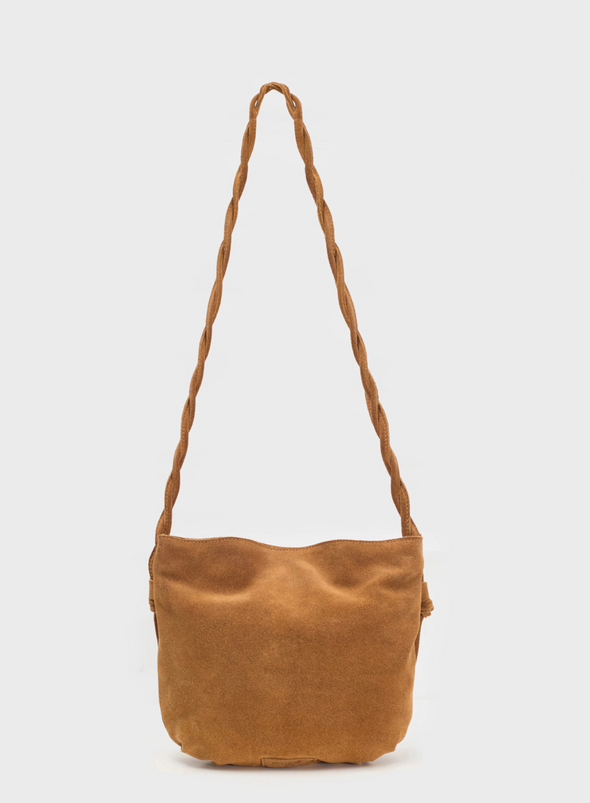 Braided Handle Crossbody Bag in Ochre from Nice Things