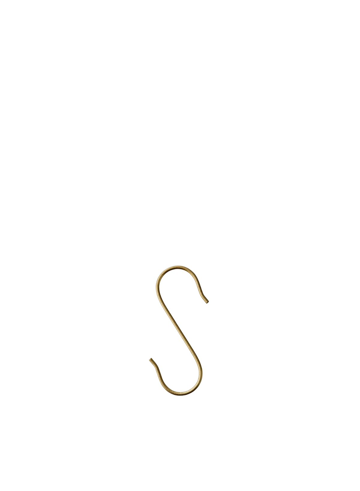Brass S Hook from Madam Stoltz