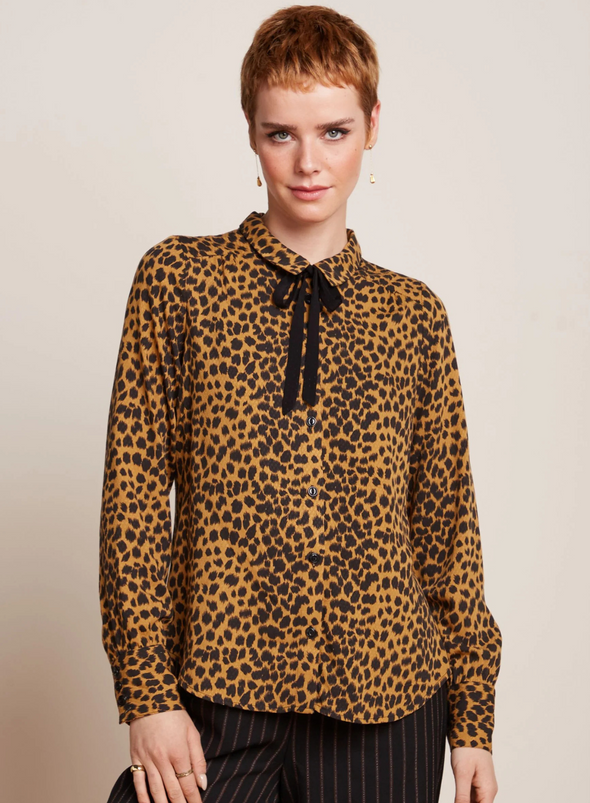 Ella Blouse Tigre in Golden Brown from King Louie