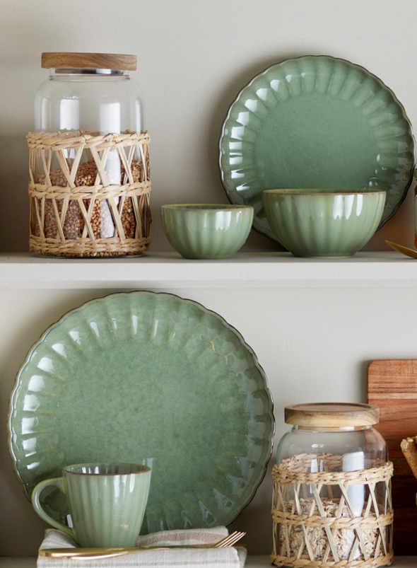 Sage Green Medium Latina Bowl from Bloomingville