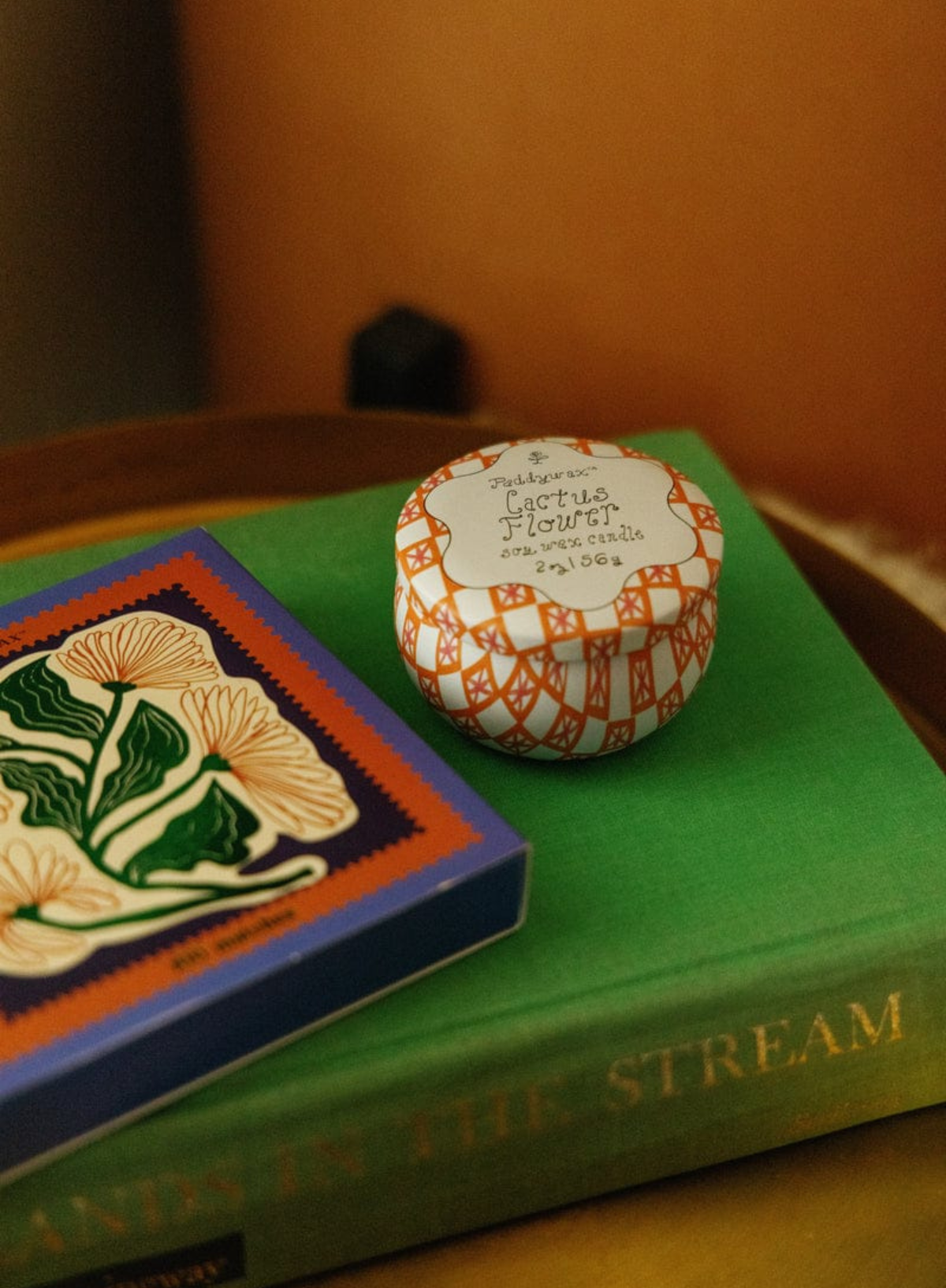 Paddywax Tulip 2oz Printed Tin - Cactus Flower