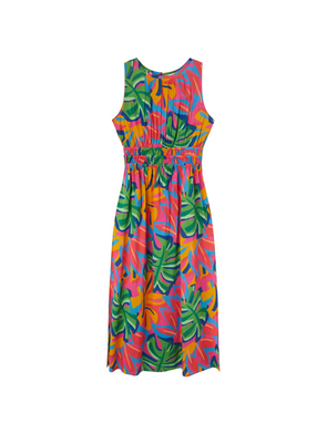 Long Dress in Flower Multi from Compañia Fantastica