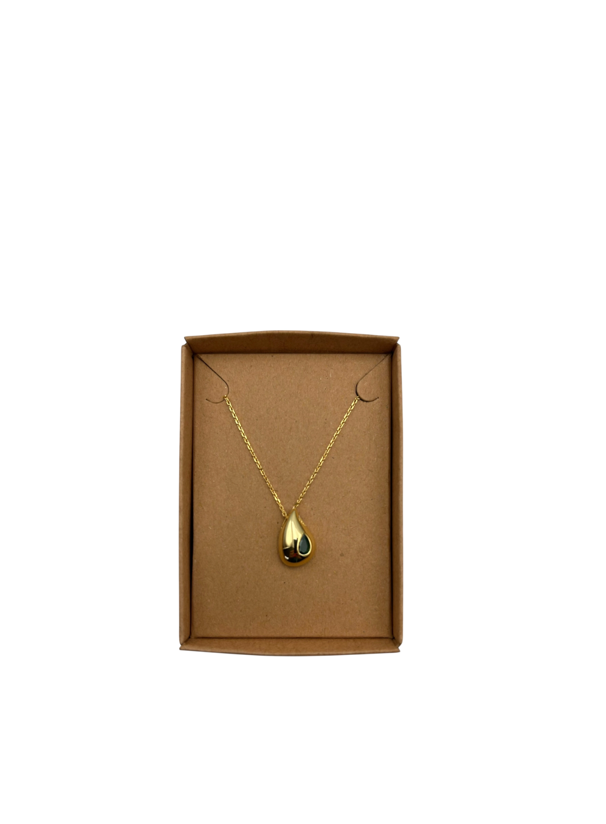 Sixton Green Droplet Necklace