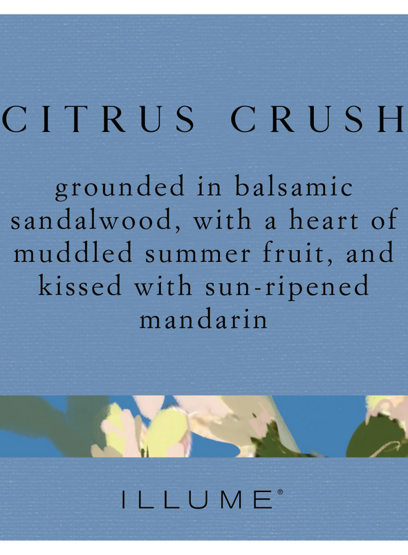 Citrus Crush Demi Vanity Tin Candle 20 hours from Illume