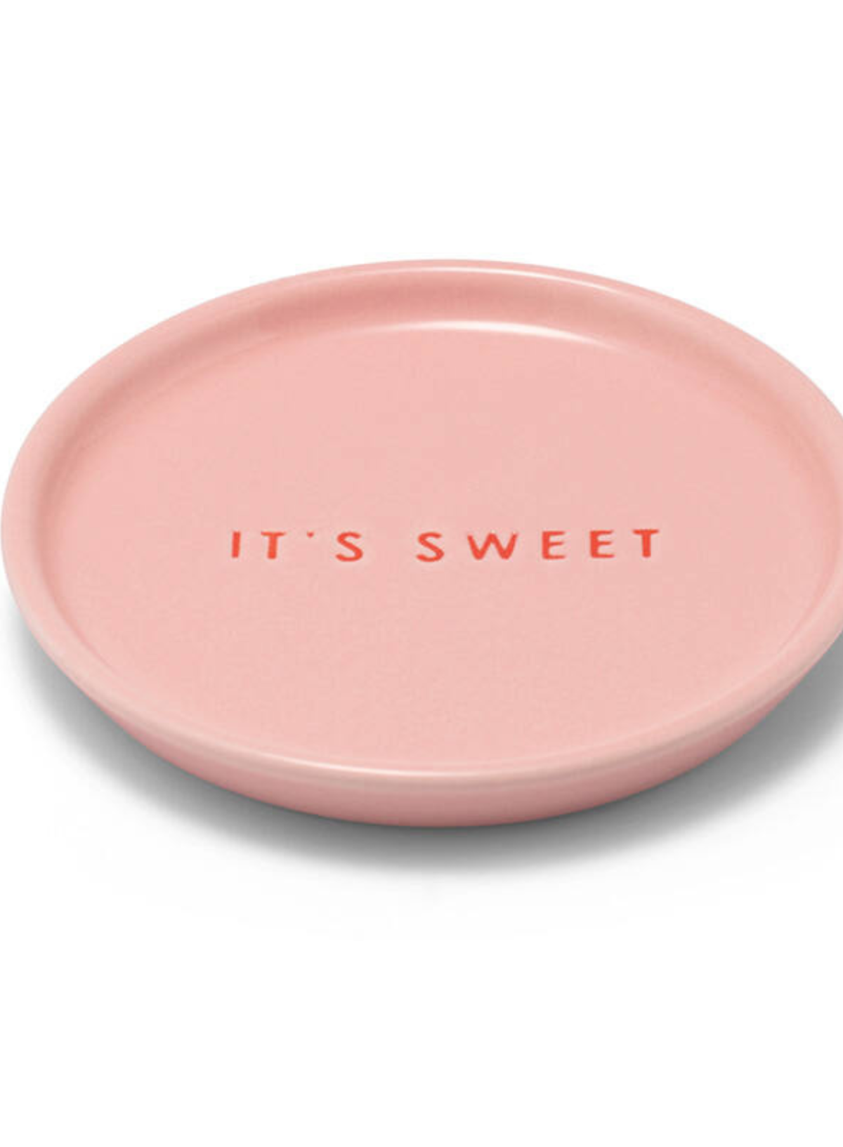 Ceramic Petit Plate It's Sweet Pink from Vondels