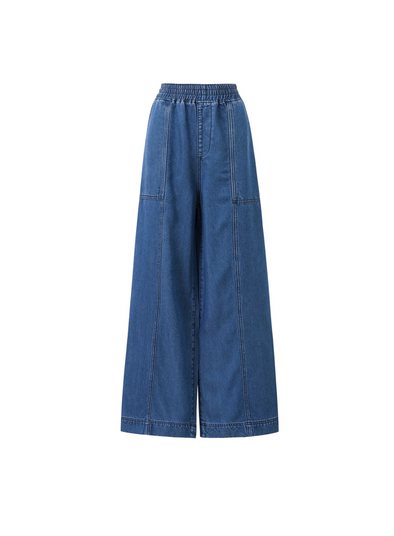 Satine Trousers in Blue Marine from FRNCH