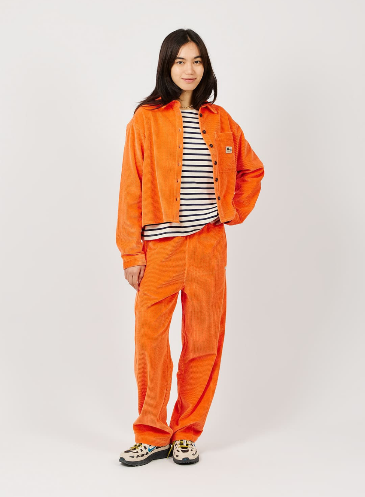 a.p Cord Jacket in Orange