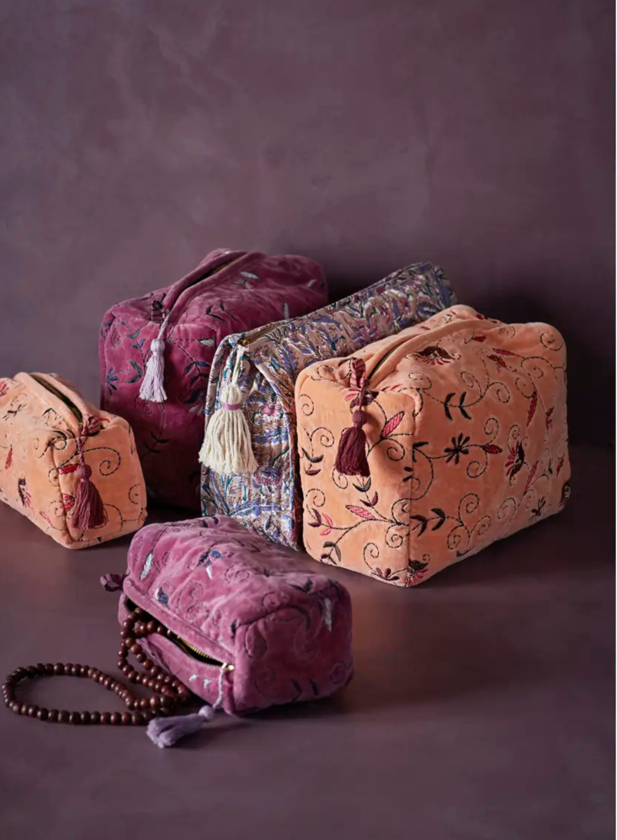 Wasil Quilted Wash Bag With Tassel from Madam Stoltz