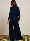 Brooke Blazer Gamine Velvet in Pond Blue from King Louie