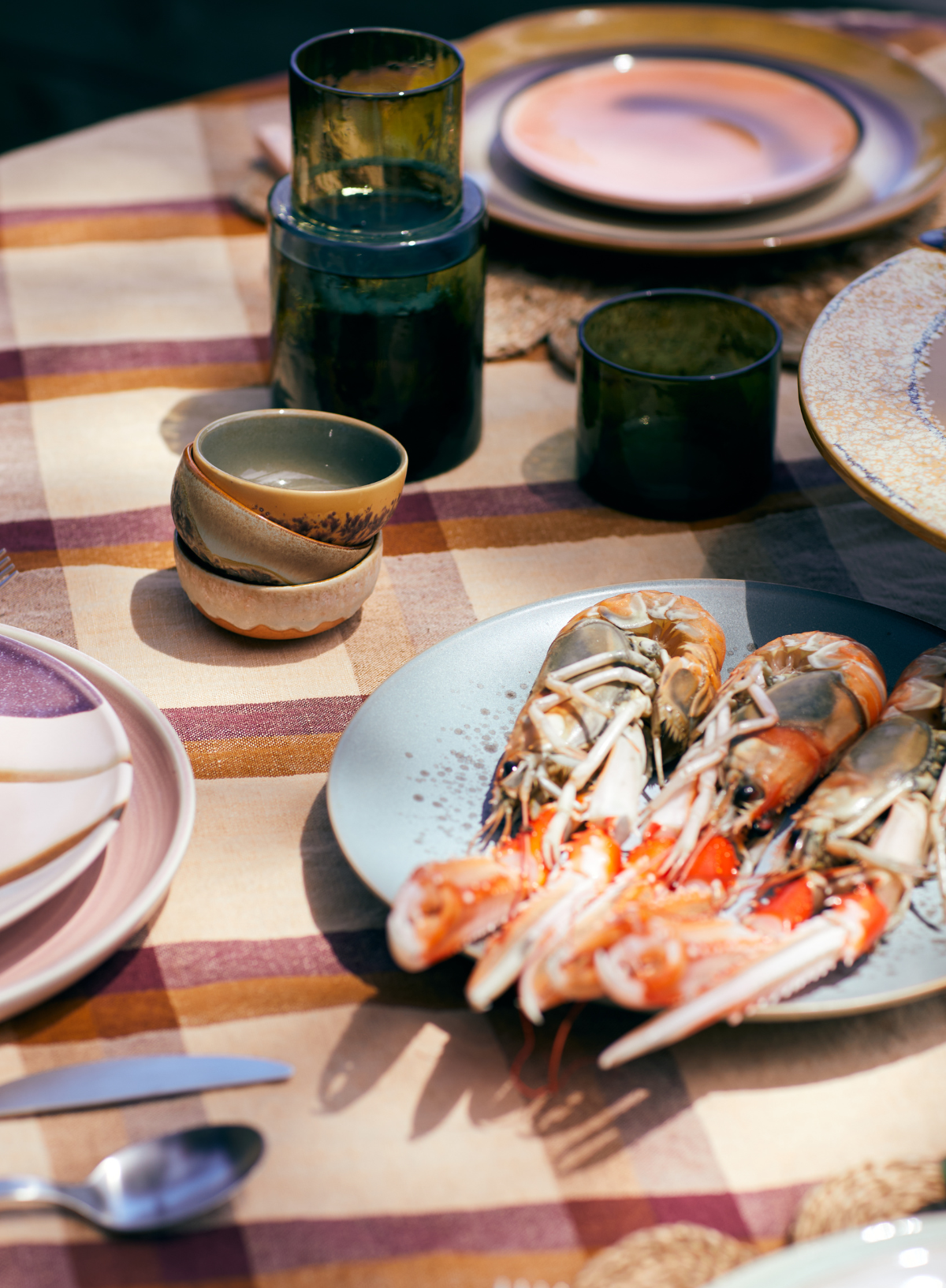 70s Ceramics XS Bowl in Orange/Beige from HK Living