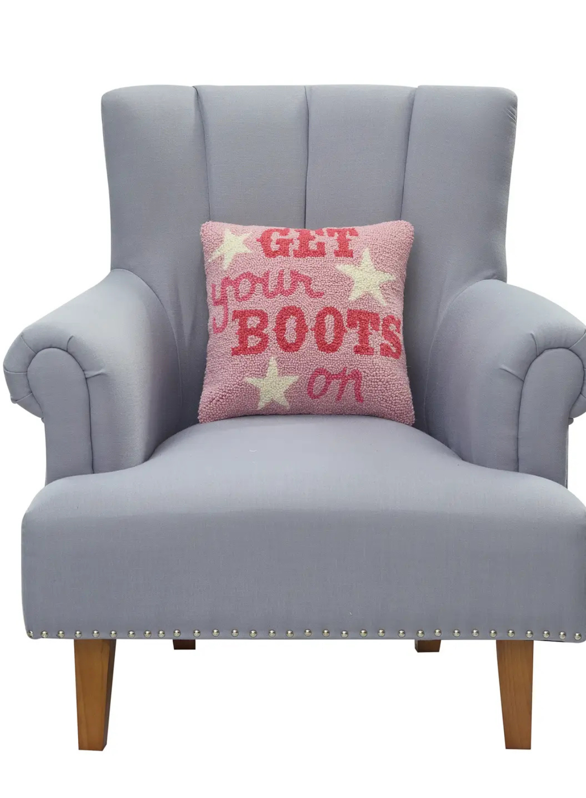 Get Your Boots on Hook Cushion from Peking Handicraft