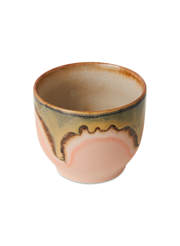 70s Ceramics Cafe Cup in Blossom from HK Living