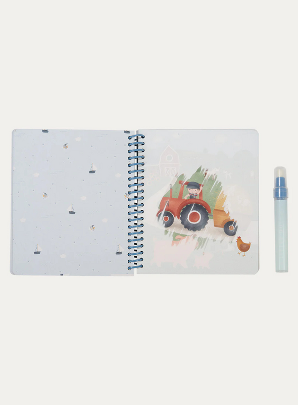 Water Reveal Book Jim & Friends from Little Dutch