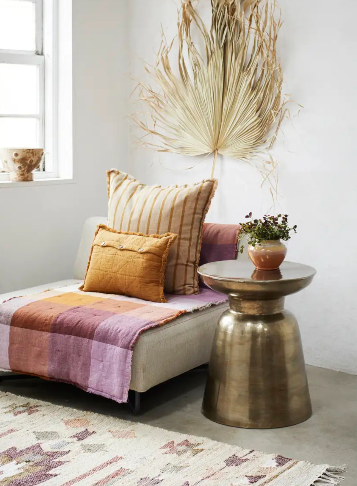 Hazel Quilted Cushion 30/50cm from Madam Stoltz