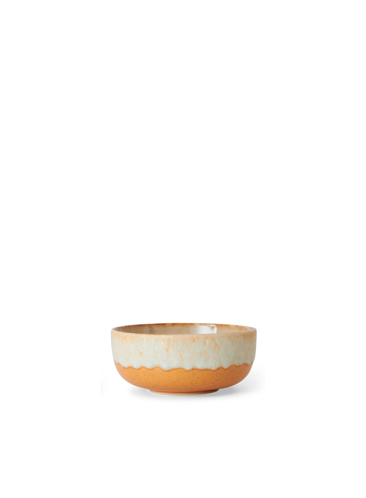 70s Ceramics Tapas Bowl in Orange/Beige from HK Living