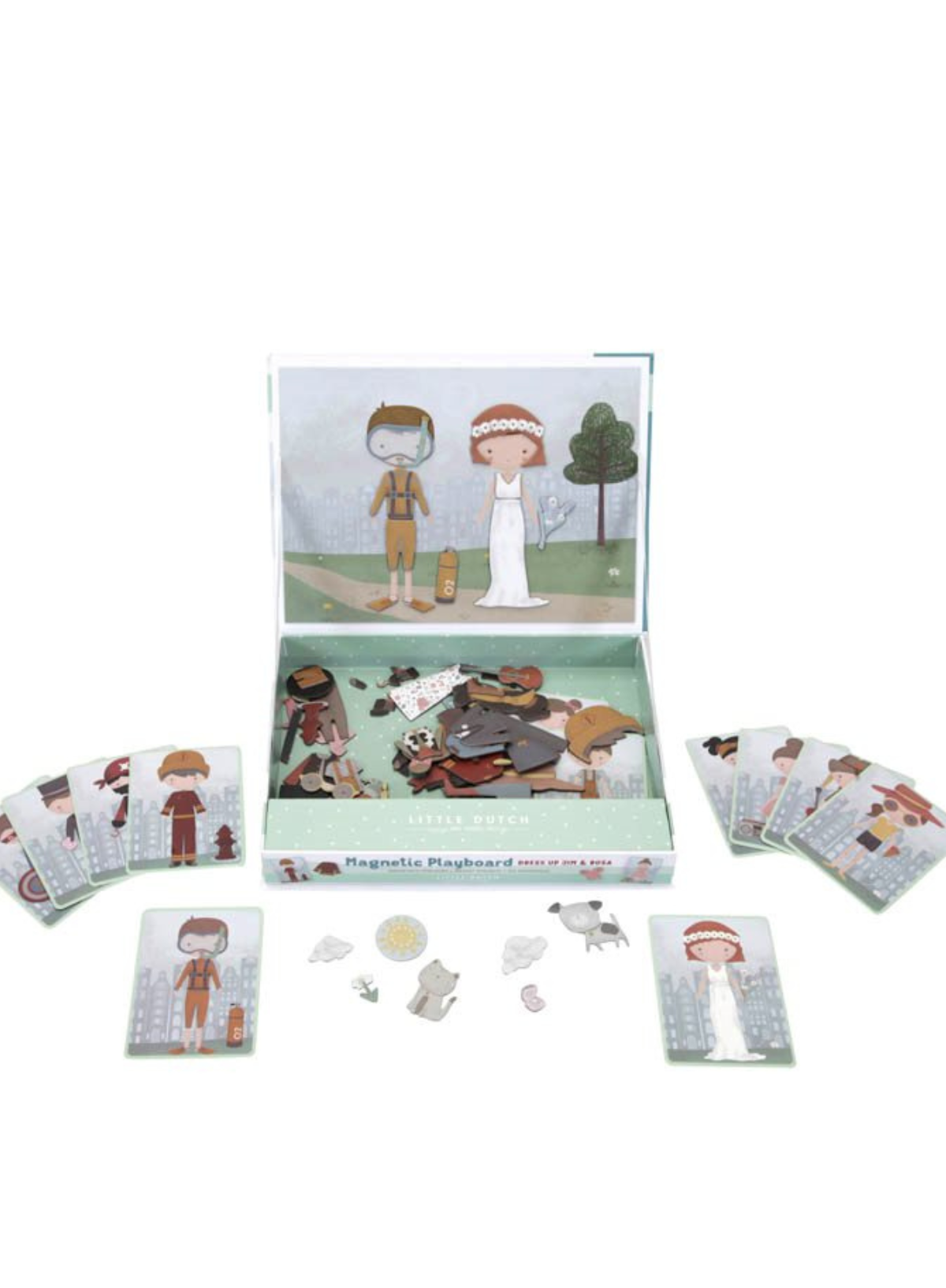 Magnetic Playboard Jim & Rosa from Little Dutch