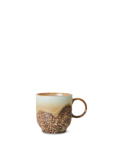 70s Ceramics Cafe Mug in Shell from HK Living
