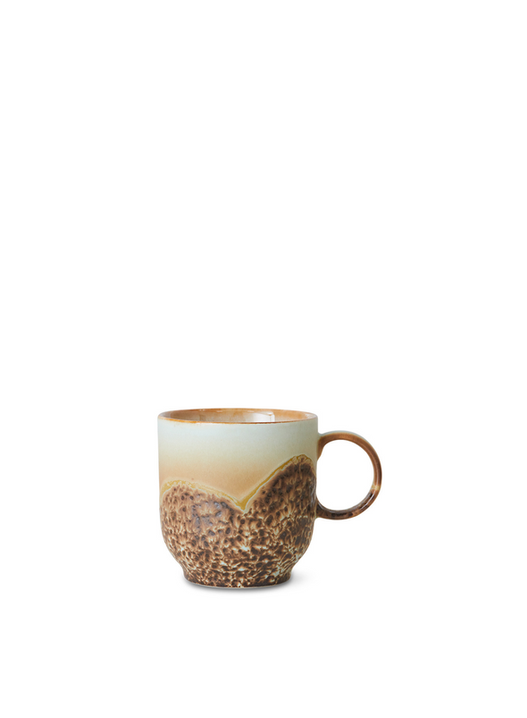 70s Ceramics Cafe Mug in Shell from HK Living
