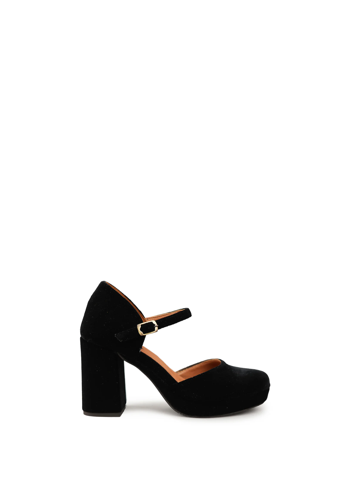 Esska Viv Black Velvet Heels