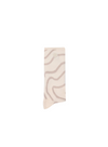 Box of 3 Sport Socks in Patterned Swirls Ecru Mix from Faguo