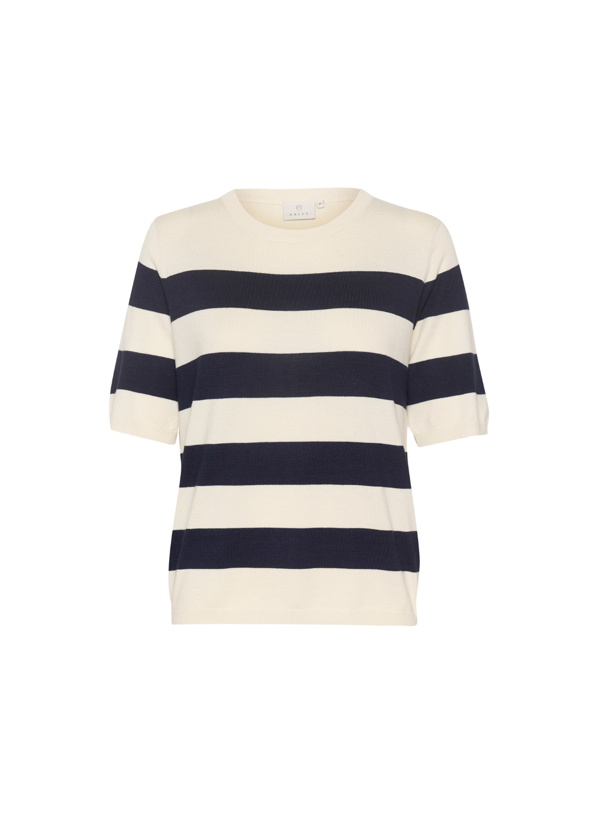 Lizza Striped Knit in Navy/Turtledove from Kaffe